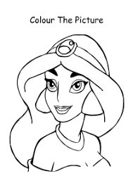 You can see her with her boyfriend, aladdin riding the royal horse or getting on the. Princess Jasmine From Aladdin Coloring Pages Worksheets For Kindergarten Preschool First Grade Art And Craft Worksheets Schoolmykids Com