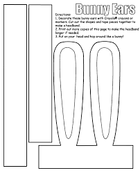 Don't pull too much but don't make it too loose either. Easter Bunny Ears Coloring Pages Download And Print For Free