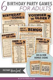 There's a great mix of classic and unique party games here that are just for the adults. Pin On Artie S Bday