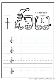 Lowercase Letter T Worksheets Kindergarten And 1 St Grade T Is For Train Coloring Page Letter T Worksheets T Is For Train Letter Worksheets