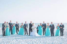 Turquoise Bridesmaid Dresses Gray Groomsmen Tuxes And The Groom In Black Turquoise Bridesmaid Dresses Groomsmen Grey Dream Wedding