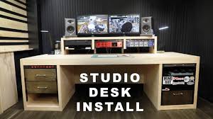 A 4 day build and all done for under $300, this is an amazing setup that keeps costs way down. Installing The Ultimate Studio Desk Finally Youtube