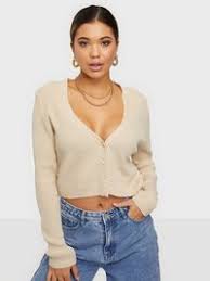 Approx length 40cm/16 (based on a uk size 8 sample) 95% polyester 5% elastane cindy wears a uk size 8/ eu. Ribbed Pearl Button Crop Cardigan Camel Nelly Com