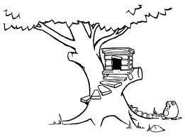 #20000c contains only red and blue colors. Coloring Pages Kids Treehouse Coloring Sheet