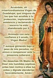 Oración para angustiosas necesidades de dinero y trabajo. Nuestra Senora De Guadalupe Catholic Prayers Spanish Prayers God Prayer