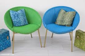 4 Tips For Restoring Vintage Lloyd Loom Woven Bucket Chairs