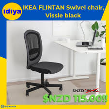 Ikea Flintan Swivel Chair Vissle Black Swivel Chair Furniture Nz Ikea Nz