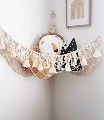 Macrame Toy Hammock Etsy Toy Hammock Stuffed Animal Hammock Macrame
