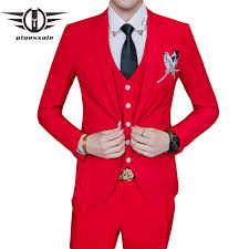 Traditional attire of bright green, yellow, blue or even red colour will look elegant. Red Black White Wedding Suit Men New Autumn Three Piece Skinny Suits For Men Bird Pattern Mens Embroidery Suits Prom Dress Q764 Suits Aliexpress