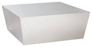 This beautiful coffee table has been built from 100% reclaimed wood and comes with a roomy storage get this traditional coffee table in black, walnut, and gray/white color options to expertly. 36 W Cube Coffee Table Brushed Stainless Steel Modern Contemporary Design Contemporary Coffee Tables By Noble Origins Llc Houzz