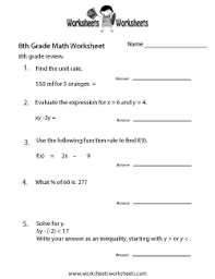 Math worksheets for eigth grade children covers all topics of 8 th grade such as: 8th Grade Math Worksheets Worksheets Worksheets