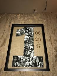 Custom first anniversary collage gift, 1 year anniversary gift for boyfriend, first year together, one year down, one year anniversary gift. Diy Anniversary Gift I Made For My Boyfriend For Our One Year Diy Anniversary Gift Diy Gifts For Him Boyfriend Anniversary Gifts