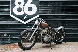 Kawasaki Kz400 By 86 Motorcycles Bobber Bobber Style Custom Bikes