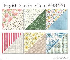 Annual Catalog Designer Series Paper English Garden Stampin Up Stampin Pretty