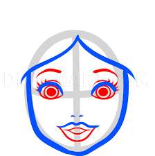 Print, color and enjoy these snow white coloring pages! How To Draw Snow White Easy Coloring Page Trace Drawing