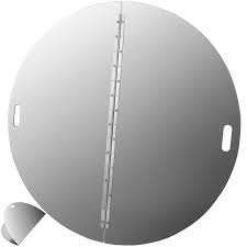 Made of steel the fire pit is excellent in absorbing and radiating. 40 Fire Pit Cover Lid Foldable Fireplace Parts Snuffer Cover 430 Stai Vevor Us