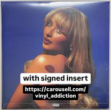 Sabrina Carpenter Short N' Sweet LP Blue Marbled Vinyl Album With Signed  Insert Sabrina Carpenter Short