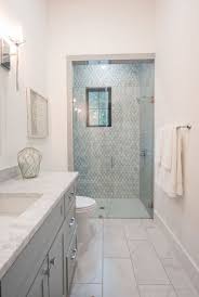 Asheville 1296 luxurious owner's bath with freestanding tub and carerra marble. Grey Marble Bathroom Decor Novocom Top