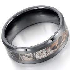 Black Camo Tungsten Ceramic Titanium Men S Women S Ring Wedding Rings Bands Anniversary Gift Hunter S Band Groom S Guys Camo Wedding Rings Rings Mens Wedding Bands Wedding Rings