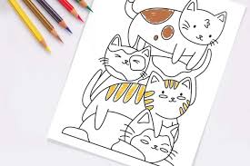 736 x 732 file type: Kawaii Coloring Pages For Kids And Adults Redbubble Life