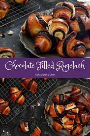 Chocolate Filled Rugelach Neta Cooks Recipe Rugelach Recipes Chocolate Filling