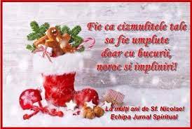 Fie ca toate dorintele sa vi se implineasca! MoÈ™ Nicolae Mesaje È™i UrÄƒri Pentru Cei Dragi Jurnal Spiritual