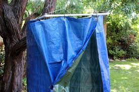 How To Make A Homemade Camping Shower Ehow Outdoor Camping Shower Camping Shower Camping Toilet