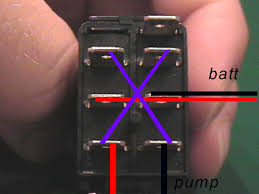 This dpdt illuminated rocker switch has two dependent lamps, one top and one at the bottom. Dpdt 7 Pin Switch Install To Run 2 800 Pirhana Pumps Ballast Info How To Themalibucrew Com