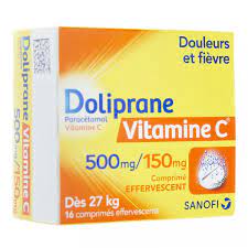 1.2 طريقة استخدام دواء دوفالاك والجرعة. Doliprane Vitamine C 500mg 150mg 16 Comprimes Effervescents