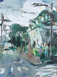 Daily Paintworks Street Scene 2 Original Fine Art For Sale C Robert Joyner