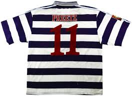 Ve a, las cookies de las redes sociales permiten que te conectes con tus redes sociales y compartas. 1997 98 Hertha Berlin Match Issue Home Shirt Preetz 11 Classic Retro Vintage Football Shirts