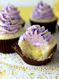 Blueberry Lemon Curd Cupcakes Cupcake Recipes Desserts Food