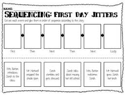 First Day Jitters Last Day Blues Sequencing Worksheets Sequencing Worksheets First Day Jitters Strega Nona