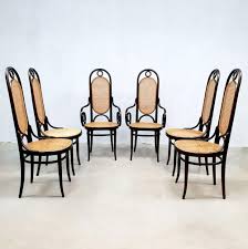 For Sale Set Of 6 French Vintage Design Model 207r Dining Chairs By Thonet 1970s Dining Chairs Design Model Vintage Designs