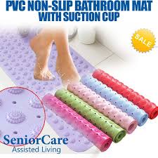 As the name suggests, the vdomus non slip bathroom mat stays in place in the shower. Ready Stock Pvc Anti Slip Suction Cup Anti Slip Toilet Bathroom Floor Mat Home Safety For Adult Elderly Children Kids Shopee Singapore