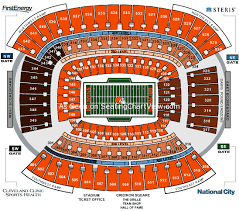 Firstenergy Stadium Cleveland Oh Seating Chart View