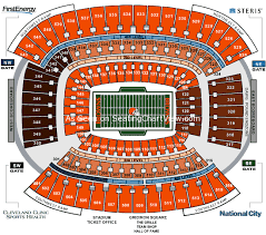 firstenergy stadium cleveland oh seating chart view