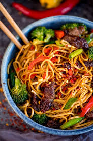 Cook on a medium heat for 5 minutes, until browned, stirring regularly. Crispy Chilli Beef Noodles Nicky S Kitchen Sanctuary
