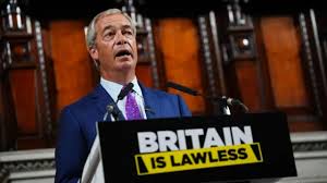 BBC Verify Live: Fact-checking Farage's crime speech - BBC News
