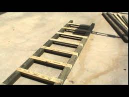 Build the platform base so that it will fit inside of the span created by the ladder. Diy Tree Stand Part 1 Youtube