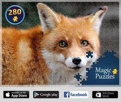 I Ve Just Solved This Puzzle In The Magic Jigsaw Puzzles App For Ipad Try It Too Fox Animals Wild Cute Animals