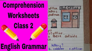 Check spelling or type a new query. Comprehension Worksheets For Grade 2 Class 2 English Grammar Worksheets Youtube