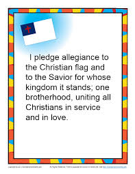 Do you find these printable pledge of allegiance bookmarks easy to use? Christian Pledge Of Allegiance Poster Sunday School Activities