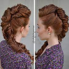 Faux Hawks Fresh Looks For Fashion Trendsetters The Right Hairstyles For You Faux Hawk Hairstyles Long Hair Styles Fish Tail Braid