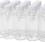 Amazon.com: 20pcs Mini 80ml Clear Plastic Bottle With White ...