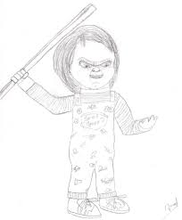 Made my own chucky poster!! Seed Of Chucky Tiffany Coloring Pages