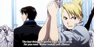 She Said Thos Because Roy Said The Last Time You We Where Here You Where Crying Over Me I Wish Fullmetal Alchemist Fullmetal Alchemist Brotherhood Alchemist On the other hand we probably know now why mustang was on of the people hohenheim did have contact via letter, i assuming he had letter i'm still crying as i type this (this was yesterday and today i'm still tearing up a bit remembering). fullmetal alchemist brotherhood