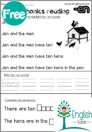 Free En Word Family Reading Www Englishsafari In Word Families Phonics Reading Word Family Reading