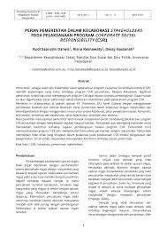 Berbagai cerita misteri gunung cikuray ini memang menambah daftar panjang tempat angker di garut. Pdf Peran Pemerintah Dalam Kolaborasi Stakeholders Pada Pelaksanaan Program Corporate Social Responsibility Csr