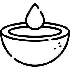 Free single line svg includes cuttable offset! Coconut Oil Free Beauty Icons